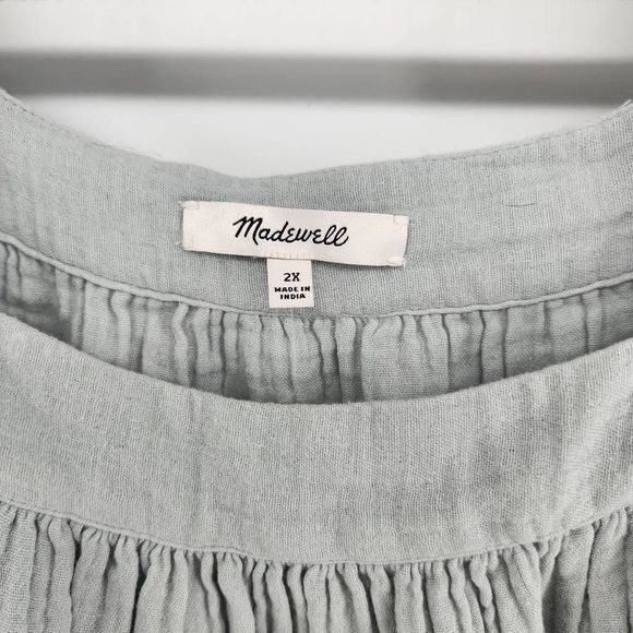 Madewell Light Gray Midi Dress - Picture 5 of 8